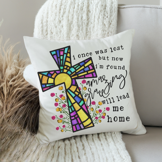 Amazing Grace Throw Pillow