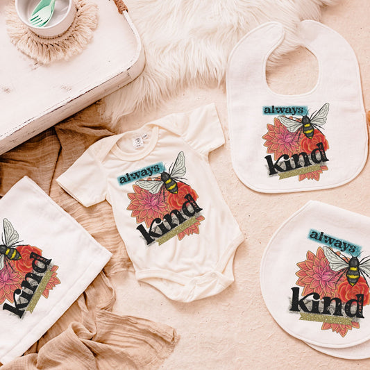 Always bee kind baby gift set