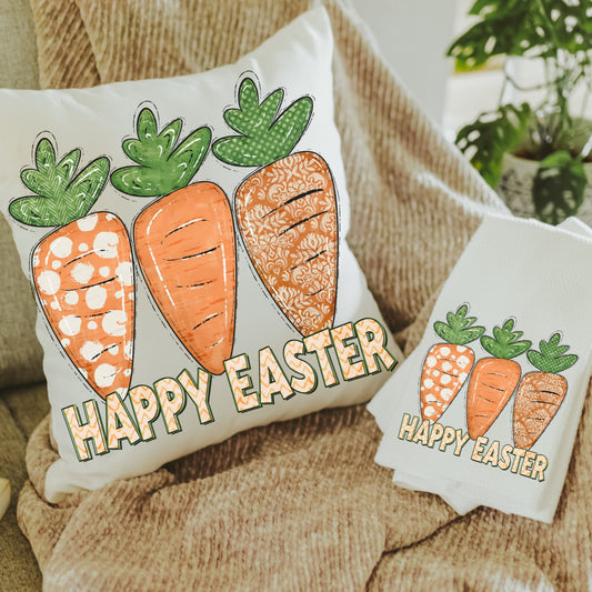 Happy Easter Pillow and Towel Set