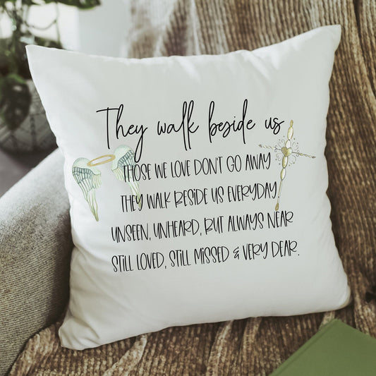Angel Wings Memorial Pillow