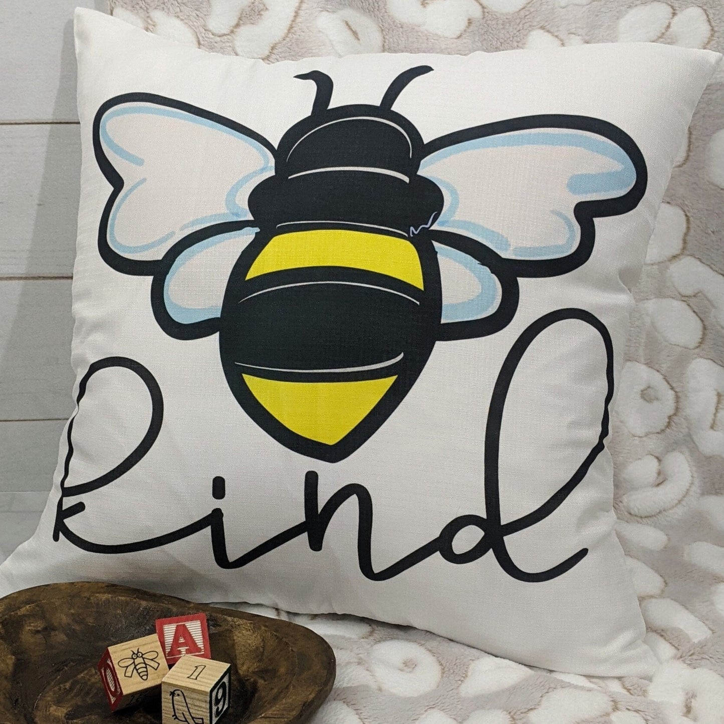 Bee Kind Throw Pillow
