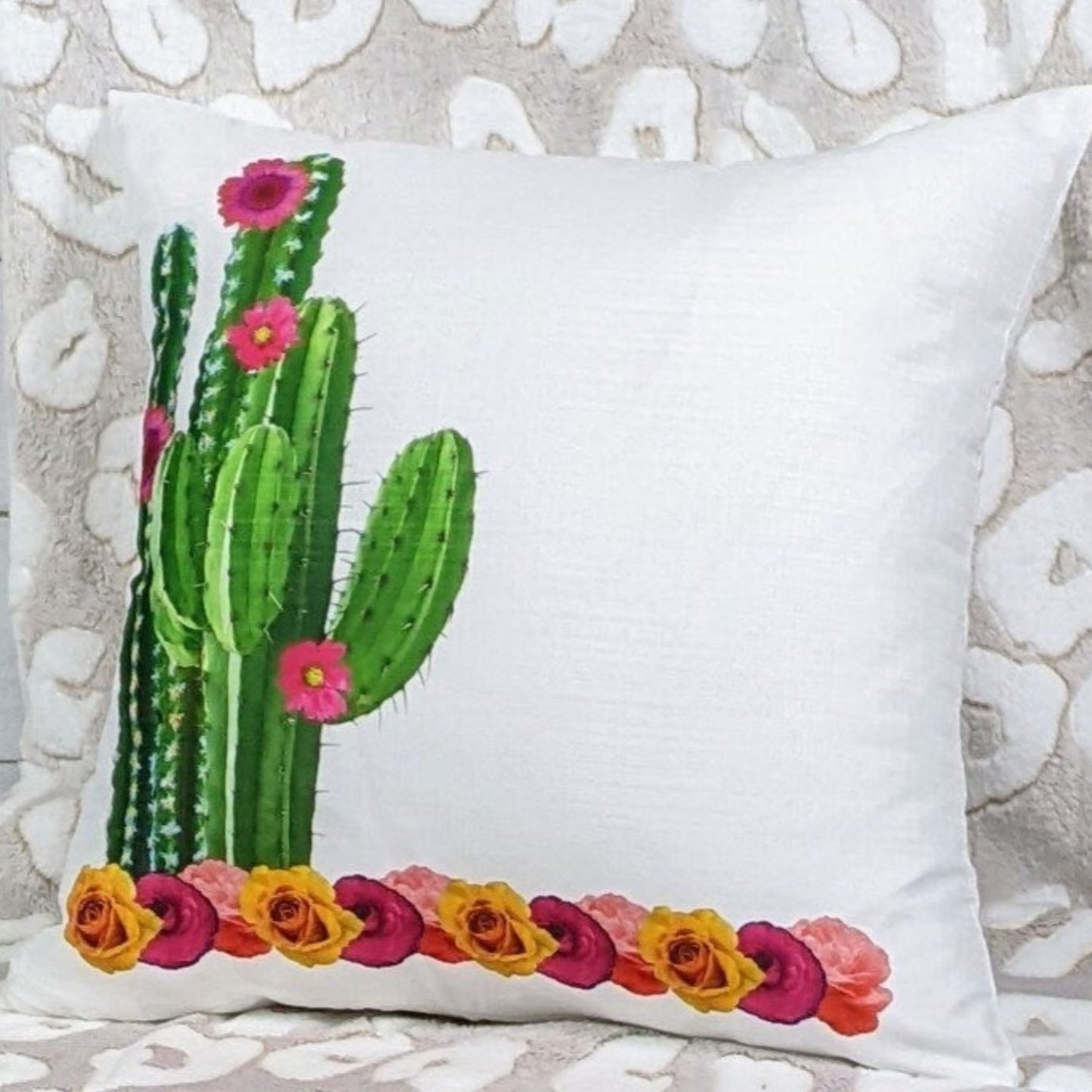 Happy Camper Throw Pillow