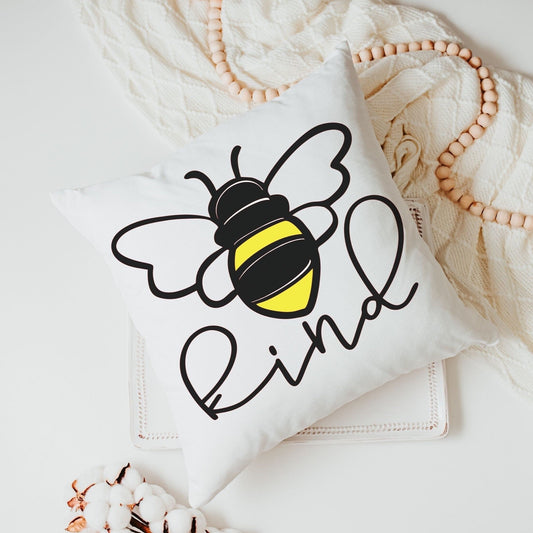 Bee Kind Throw Pillow