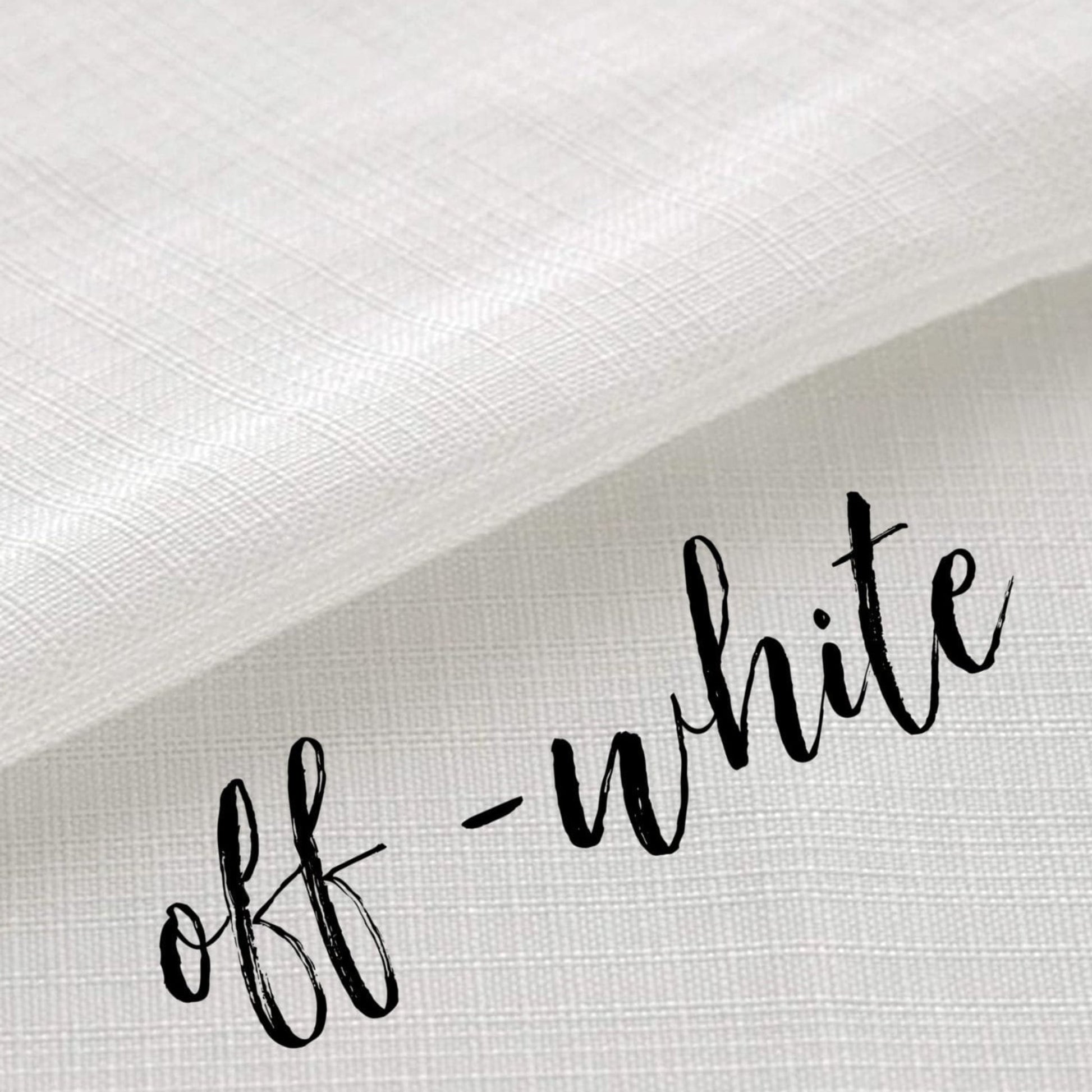 Off white pillow cover