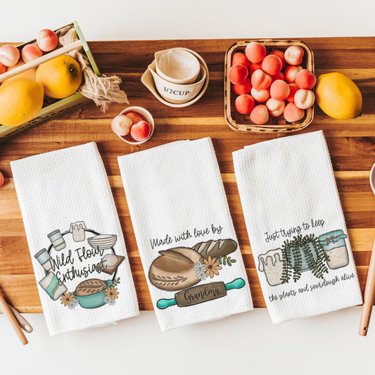 Custom Sourdough Towel Set