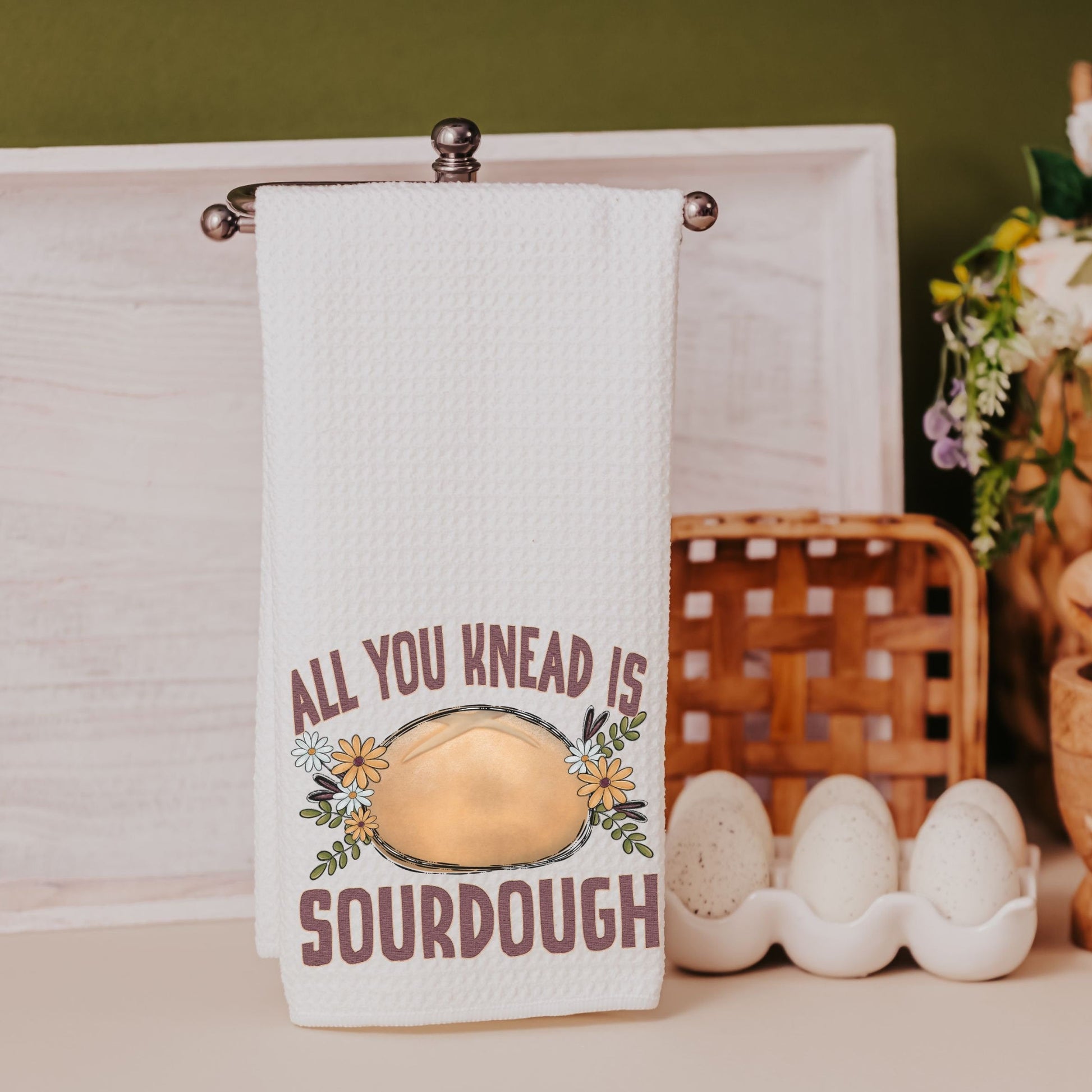All you knead is sourdough funny kitchen towels