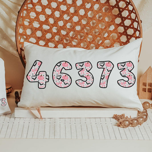 Spookify Your Space: Personalize Your Halloween with Unique Zip Code Pillows