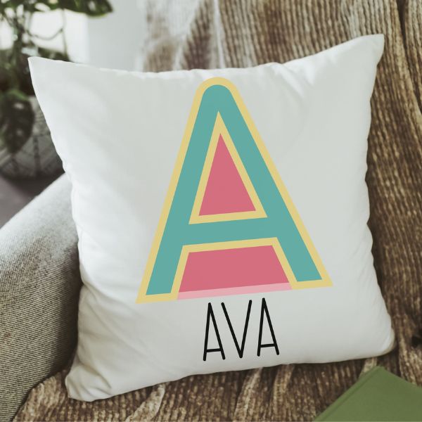Personalized name pillow
