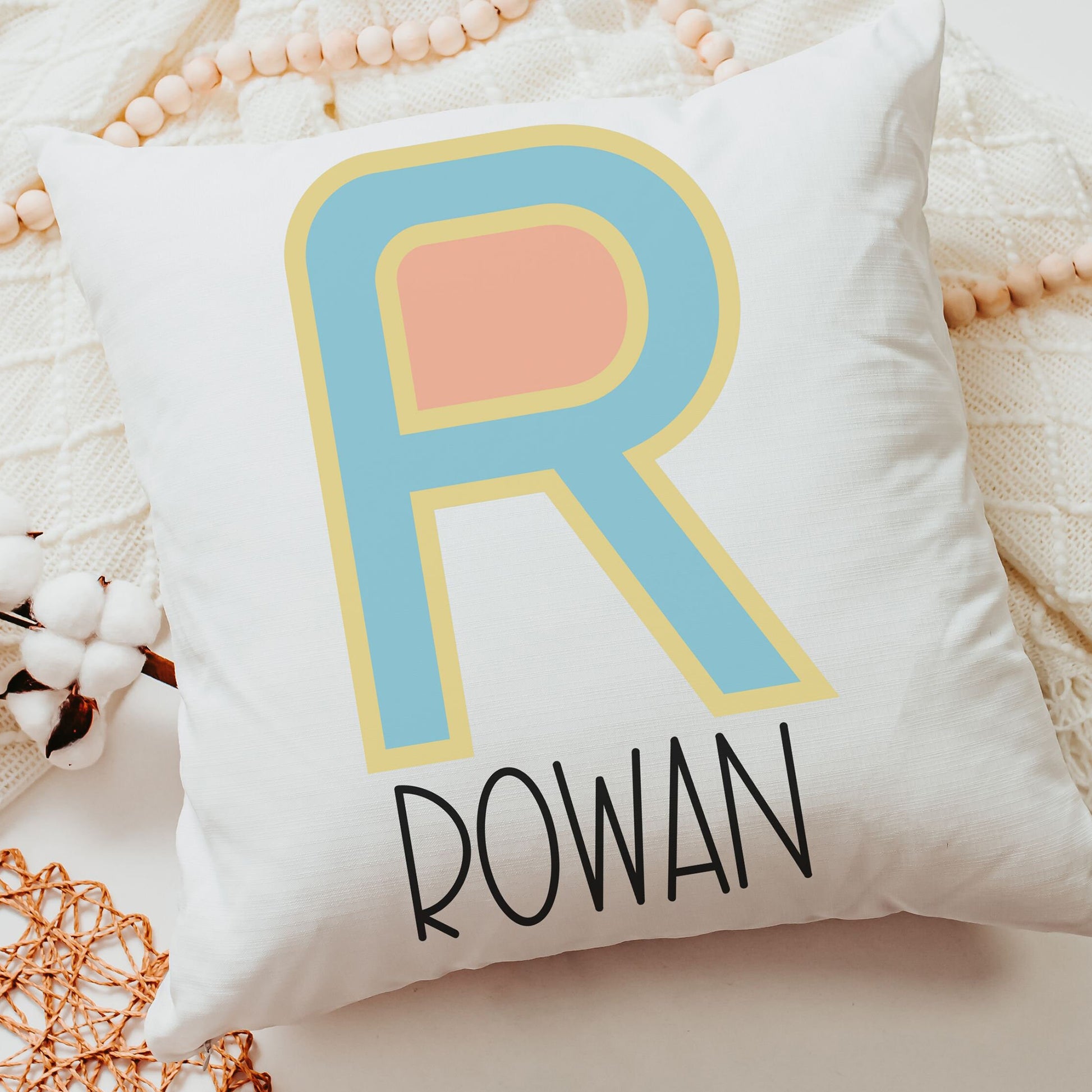 Personalized Name Throw Pillow