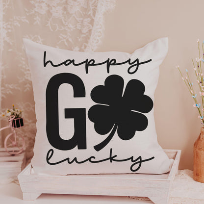 CapableByDesign Happy go lucky pillow