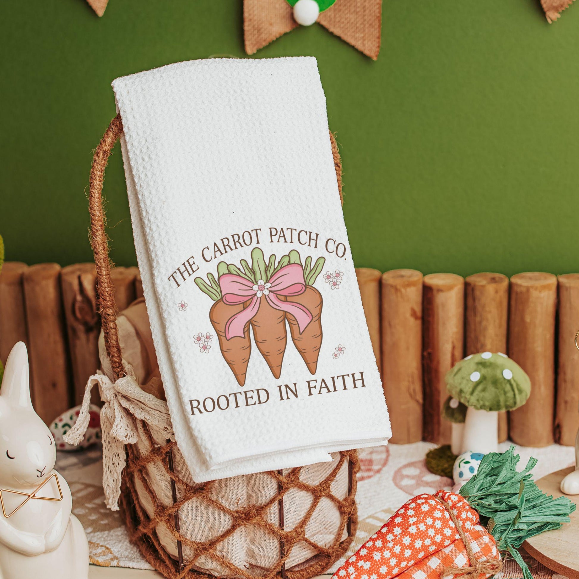 CapableByDesign The Carrot Patch Co. rooted in faith towels