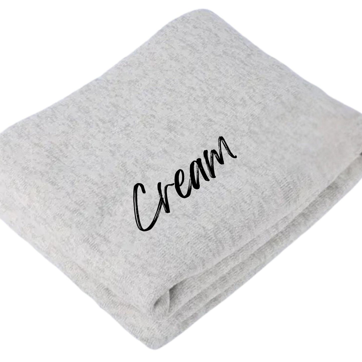 CapableByDesign love blanket in cream