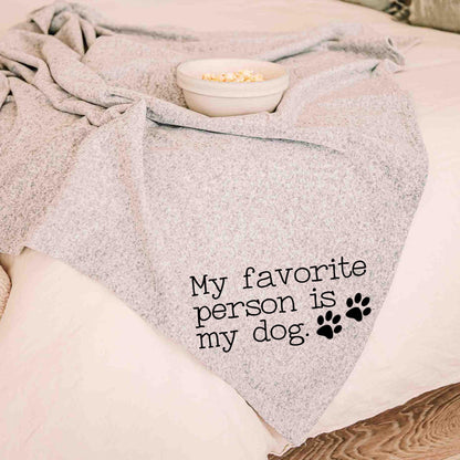 CapableByDesign my favorite person is my dog blanket