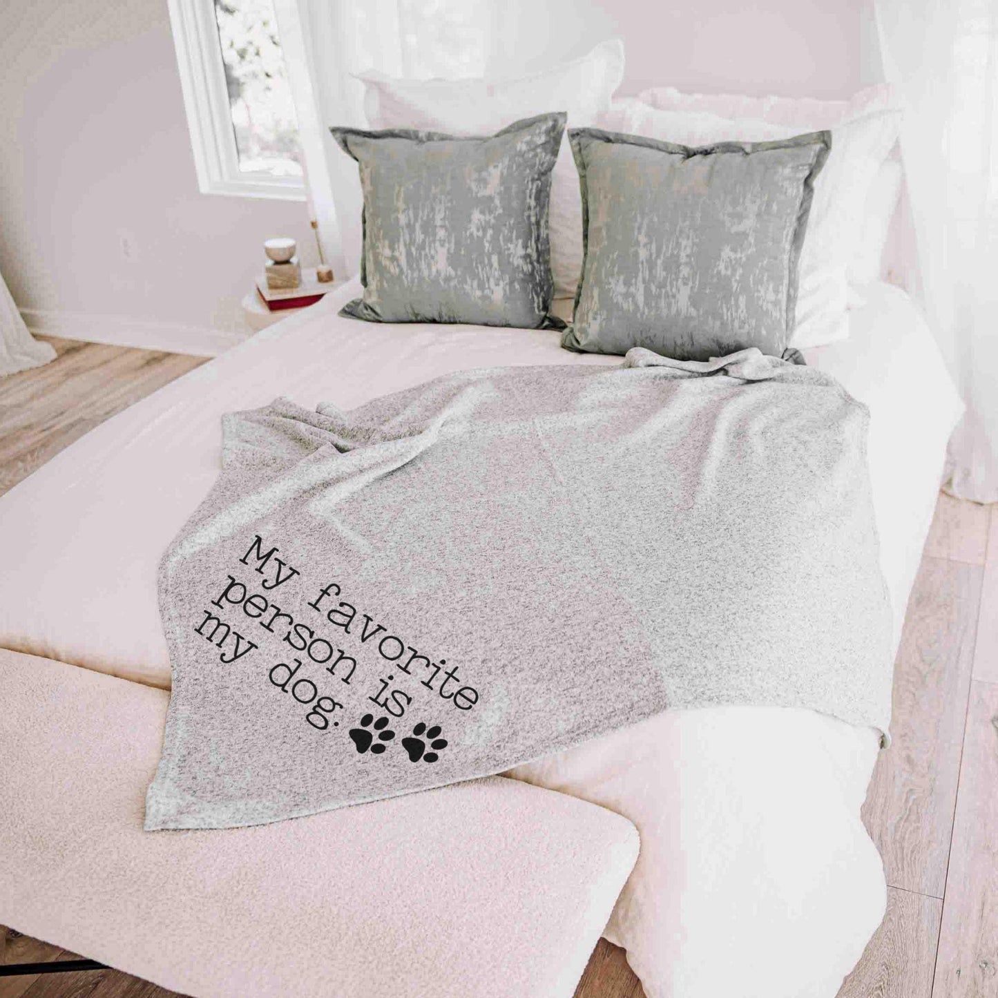 CapableByDesign my favorite person is my dog blanket