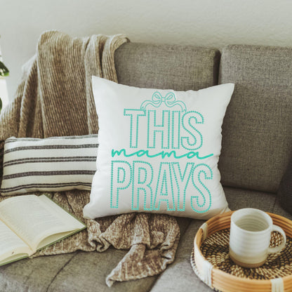 CapableByDesign this mama prays throw pillow 3