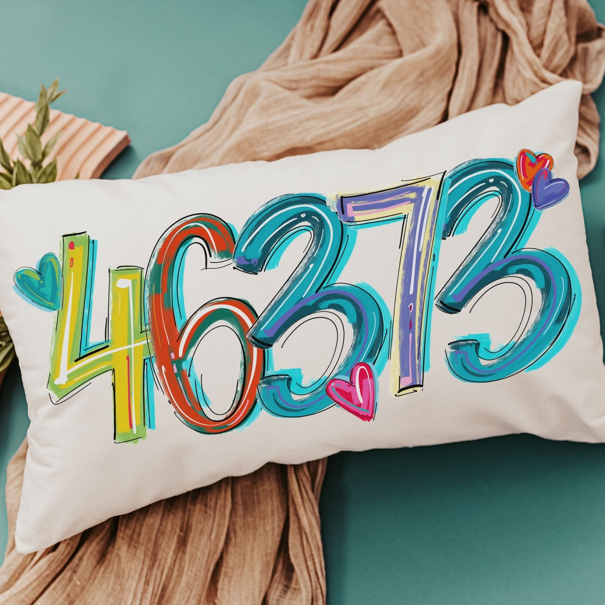 Custom zip code pillow