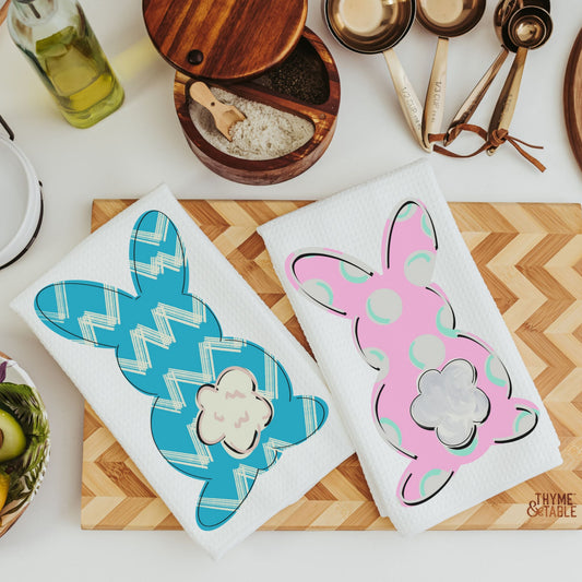 Easter Bunny Kitchen Towels