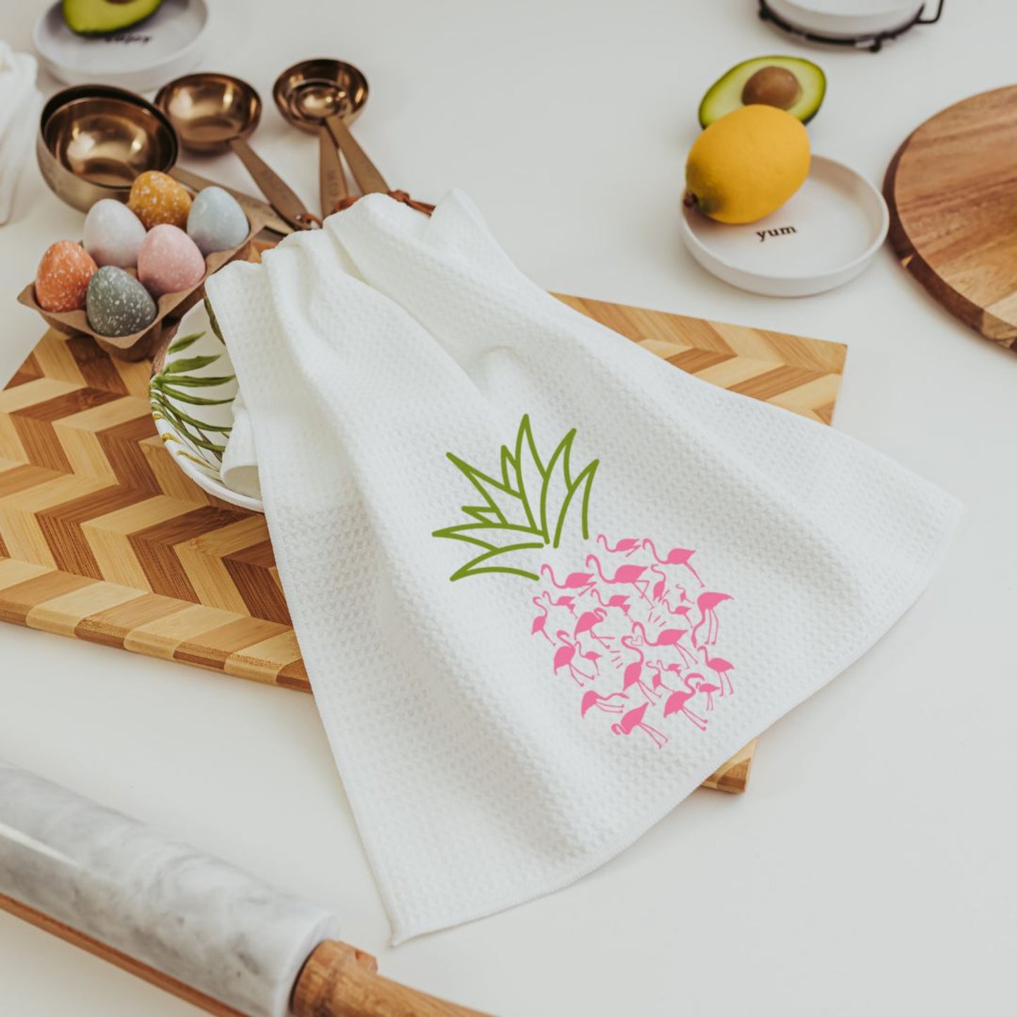 Flamingo Pineapple Towels 3