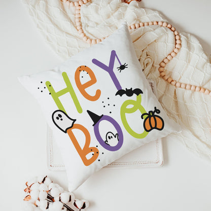 Hey Boo Halloween Pillow 1