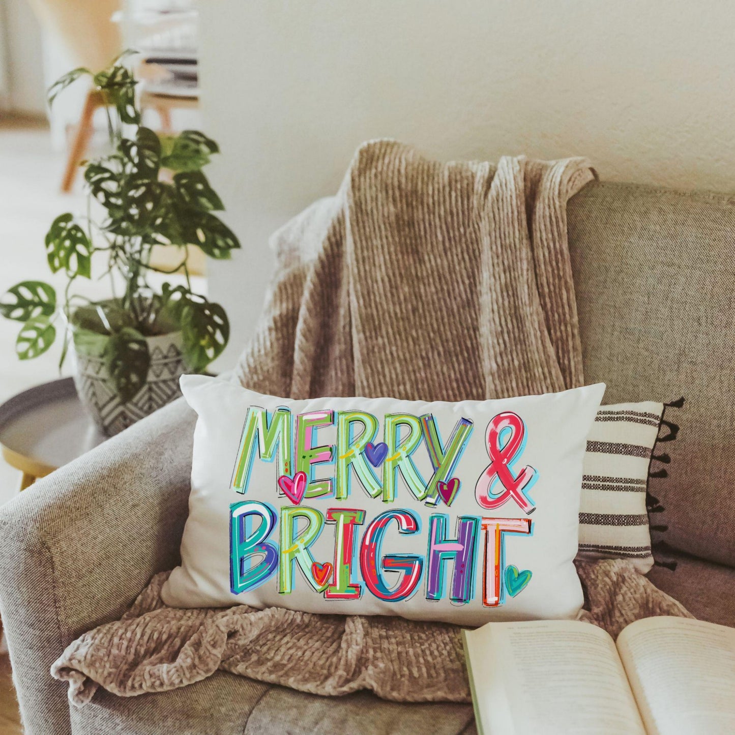 Merry and Bright Throw Pillows