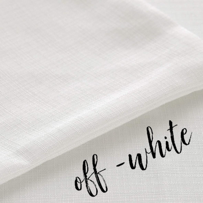 Off white pillow cover