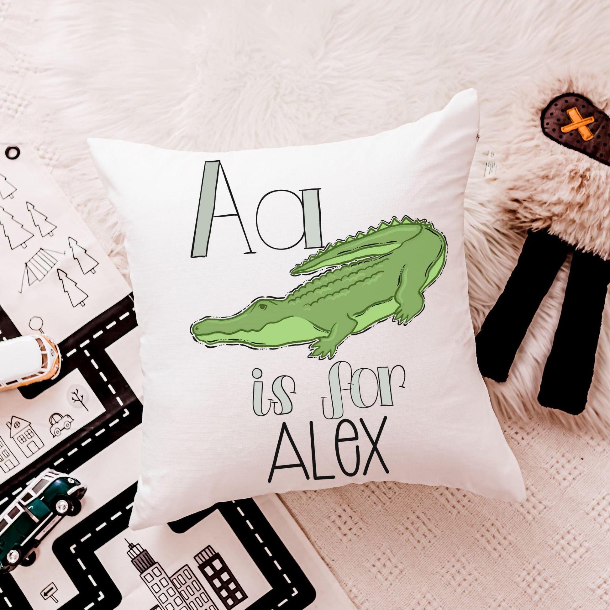 CapableByDesign Personalized K is for Koala Pillow 3