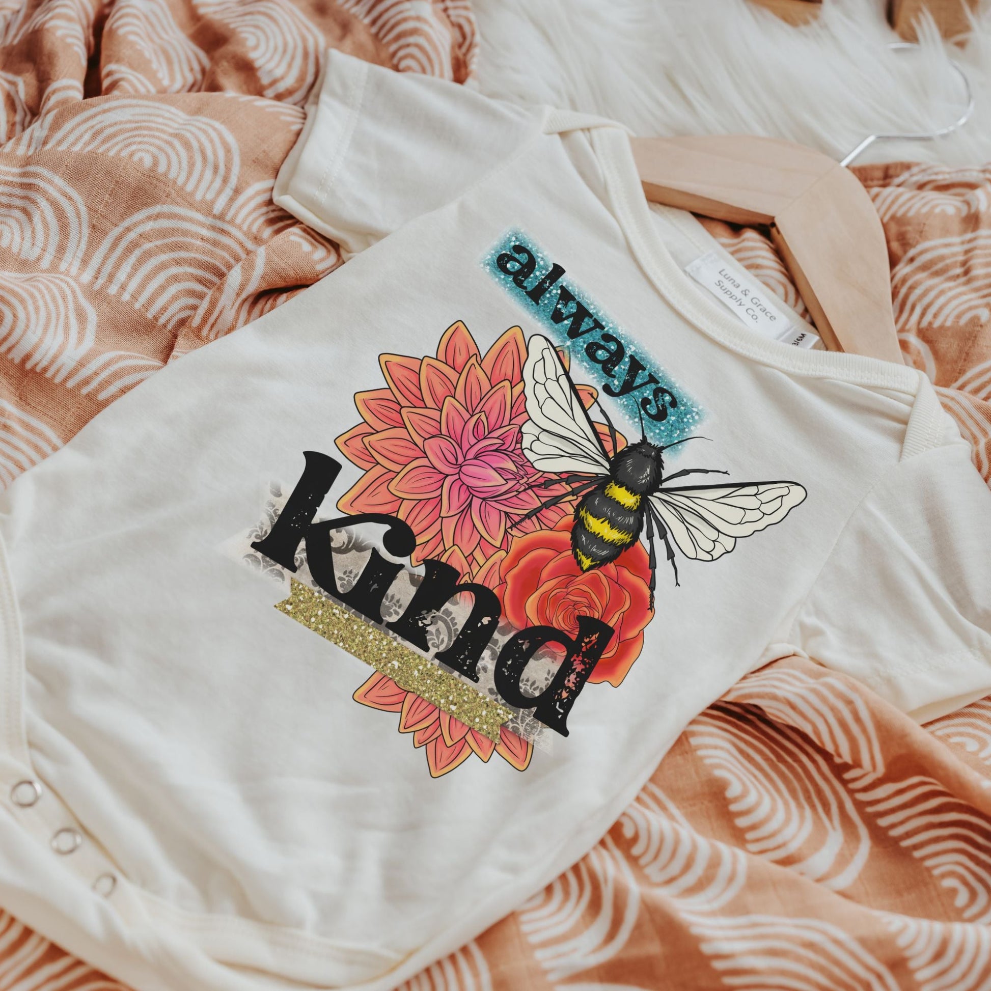 Always bee kind baby outfit