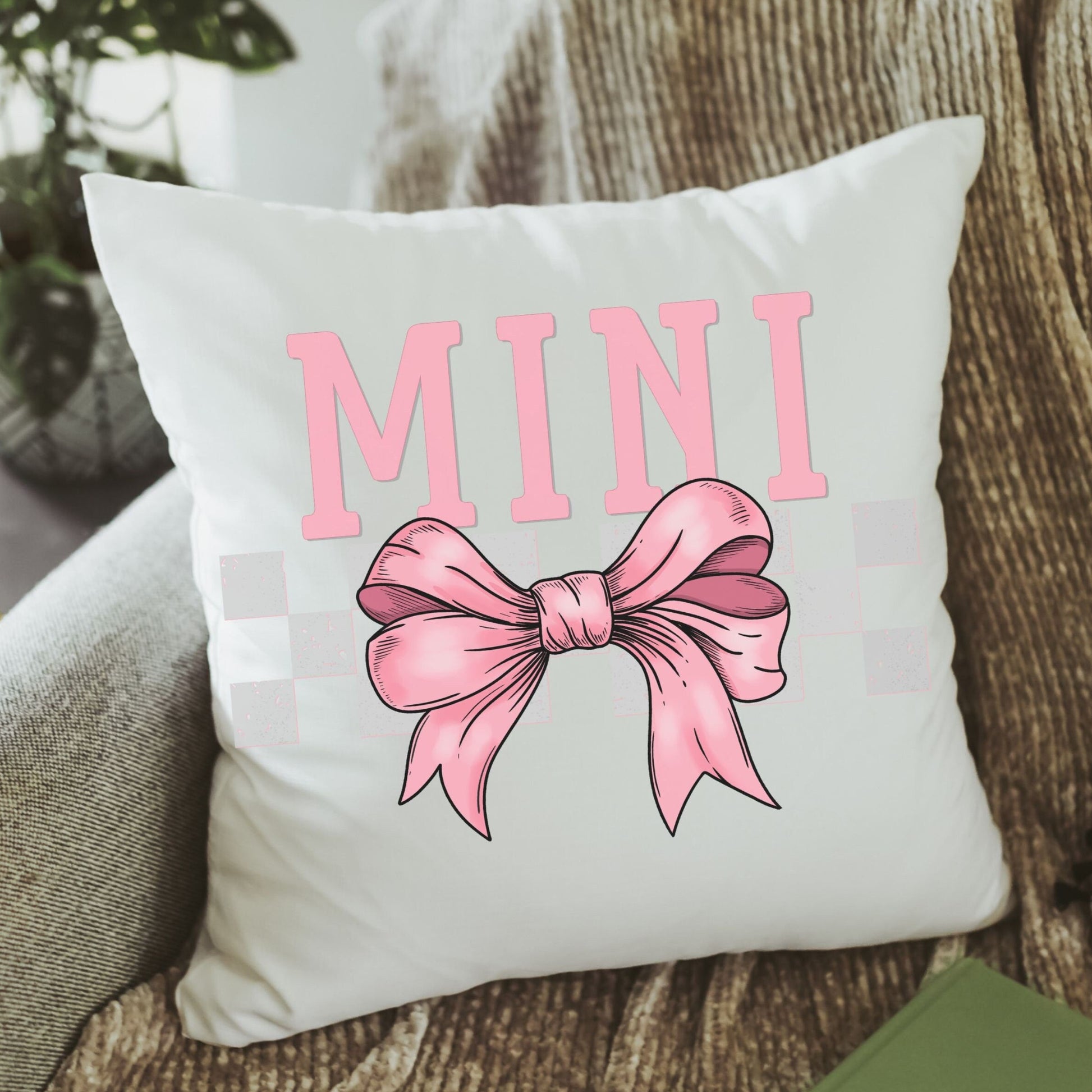 Mama and mini throw pillows