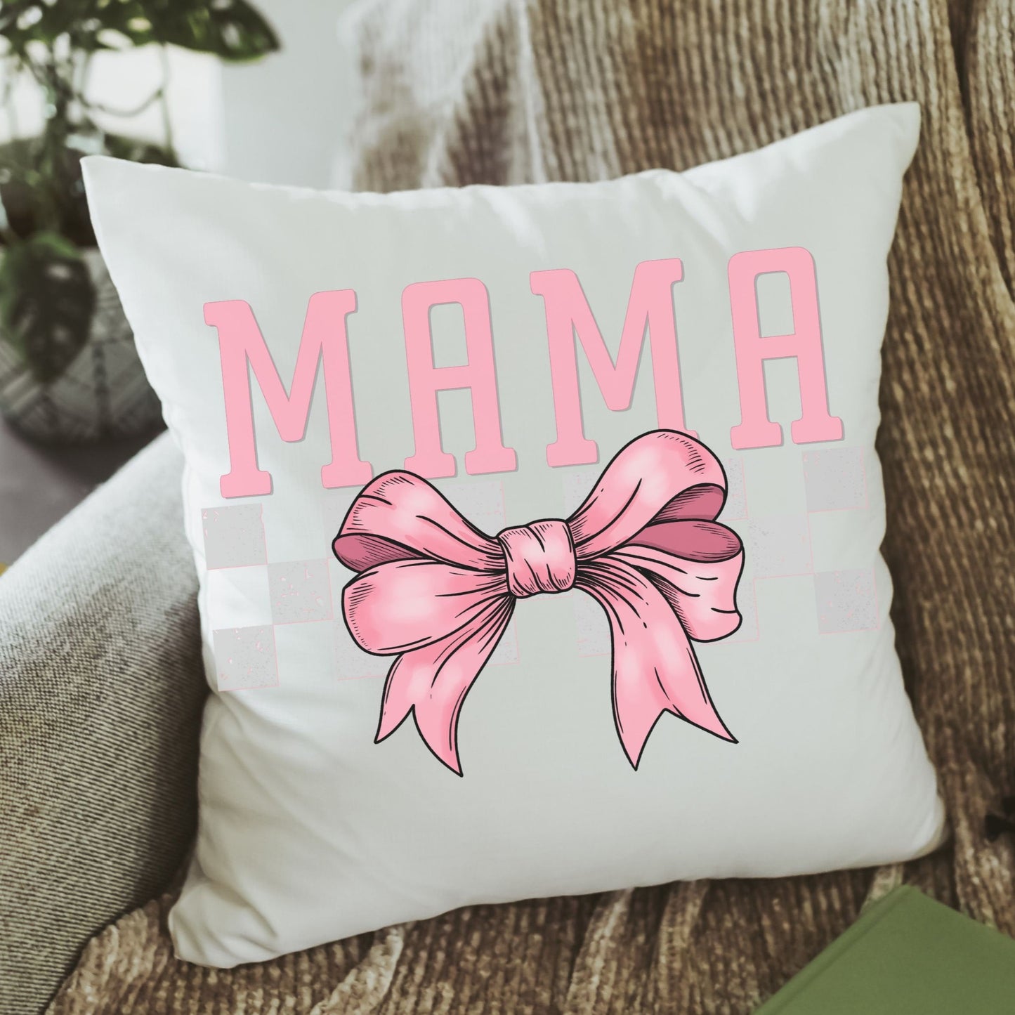 Mama and mini throw pillows