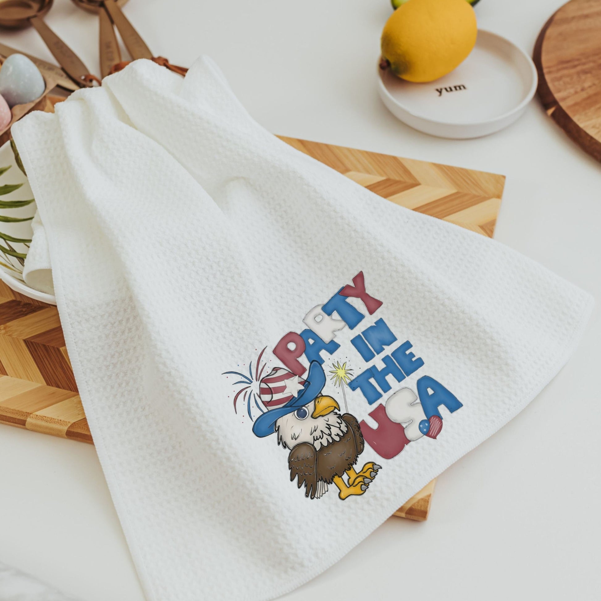 Party in the USA kitchen towel