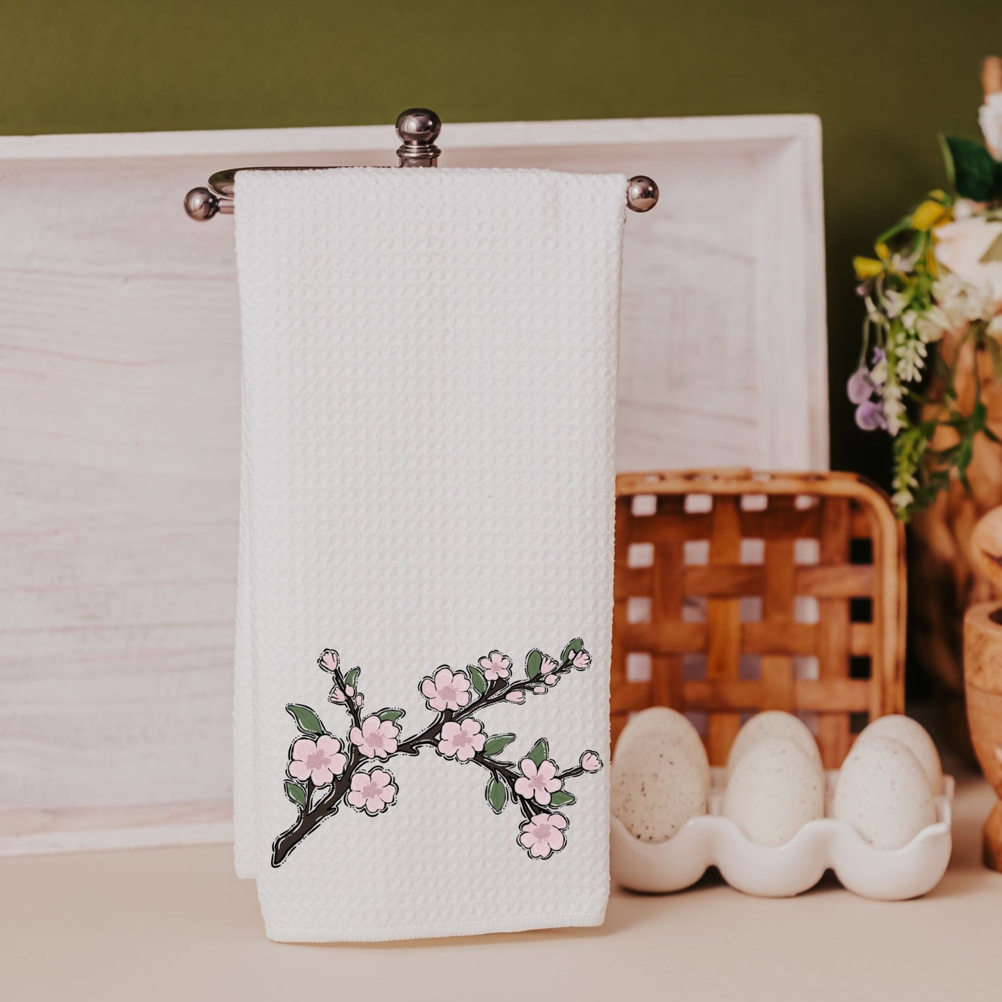 Cherry blossom towel