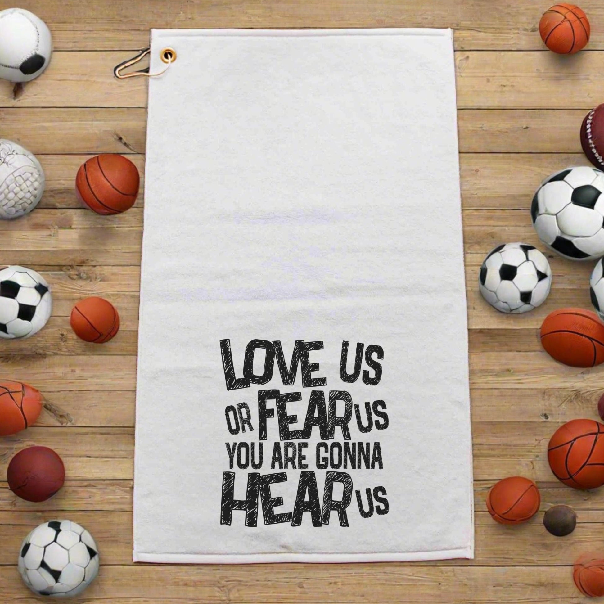 love us or fear us rally towel 