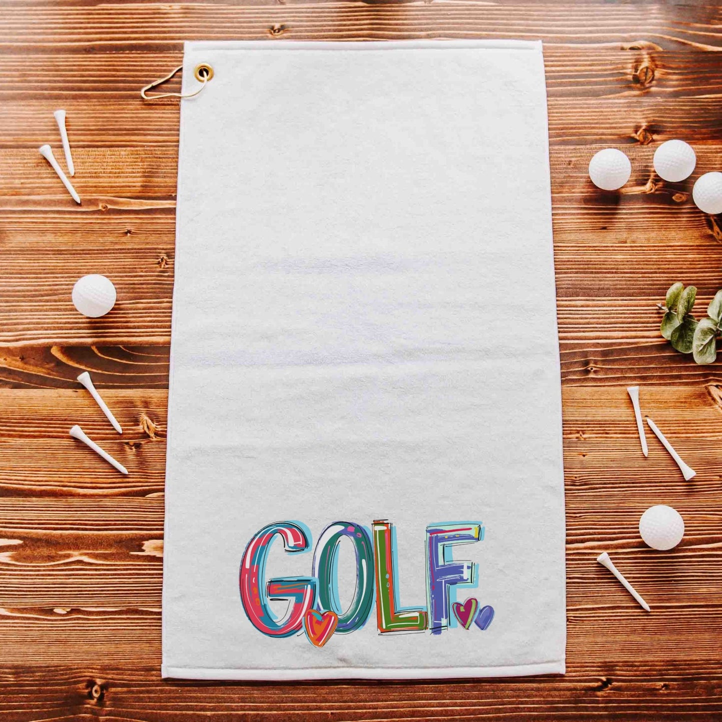 Cheery Golf Towel with Grommet