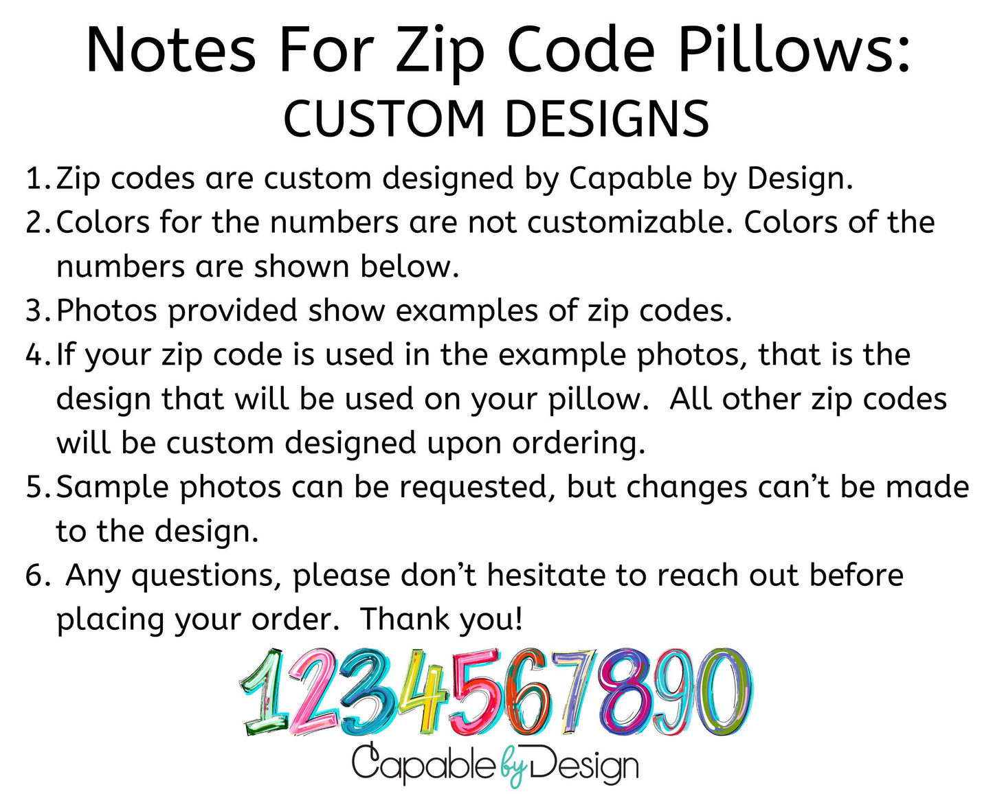 Custom zip code golf towels