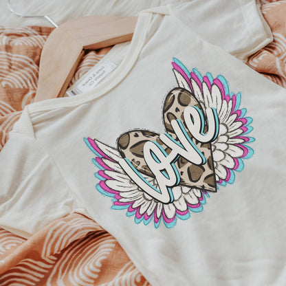 Leopard Heart Valentine Outfit for Baby