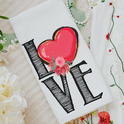 Love hand towels 2