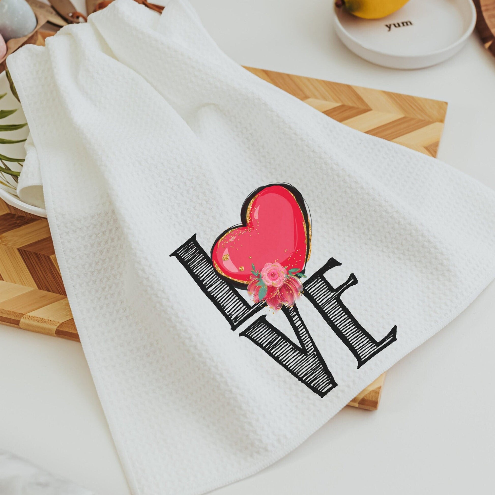 Love towels in use