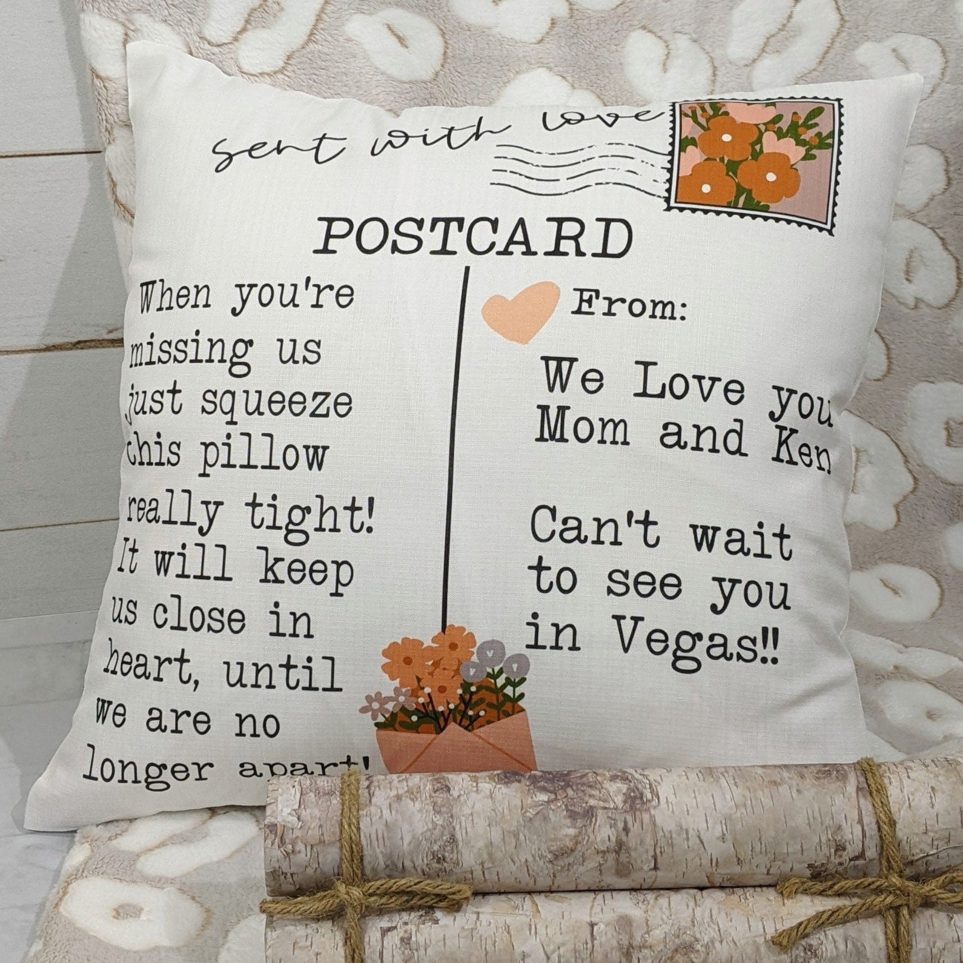 Missing you pillow throw pillow sample