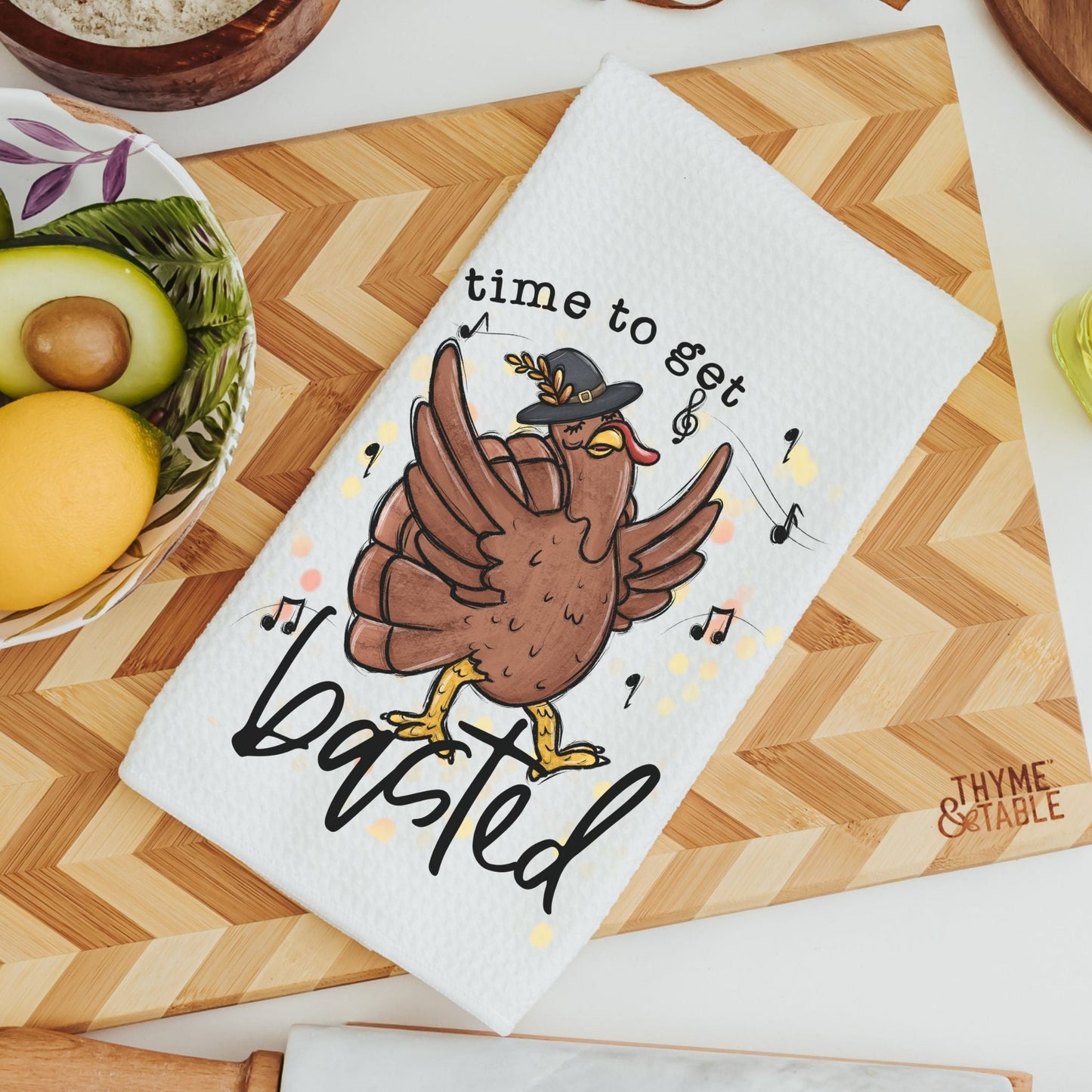 Time to get basted turkey towels