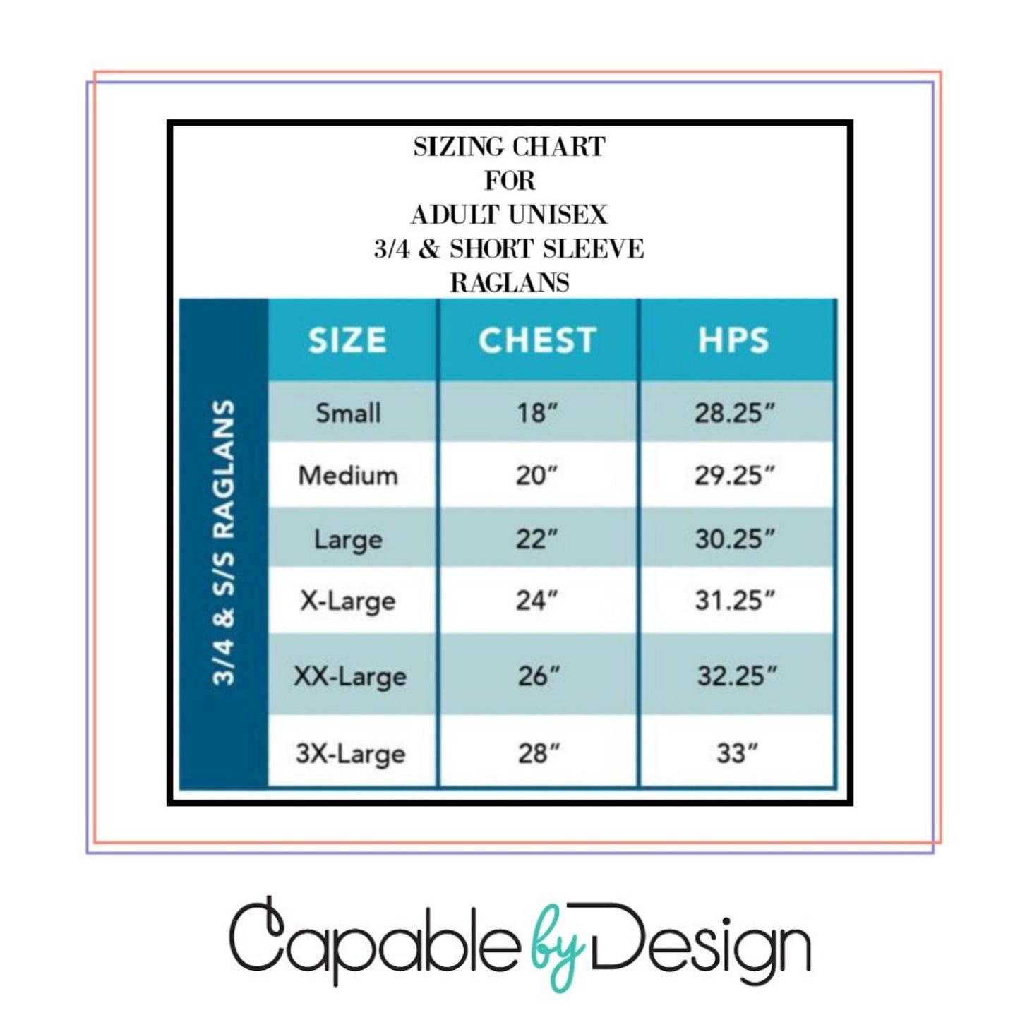 Play Ball Bow Shirt - Sizing Chart