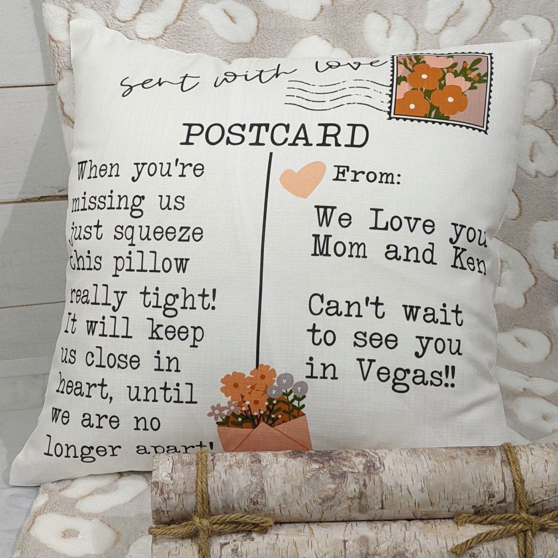 Missing You Custom Pillow