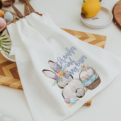 Easter Wishes and Bunny Kisses Pillow & Towel Gift Set