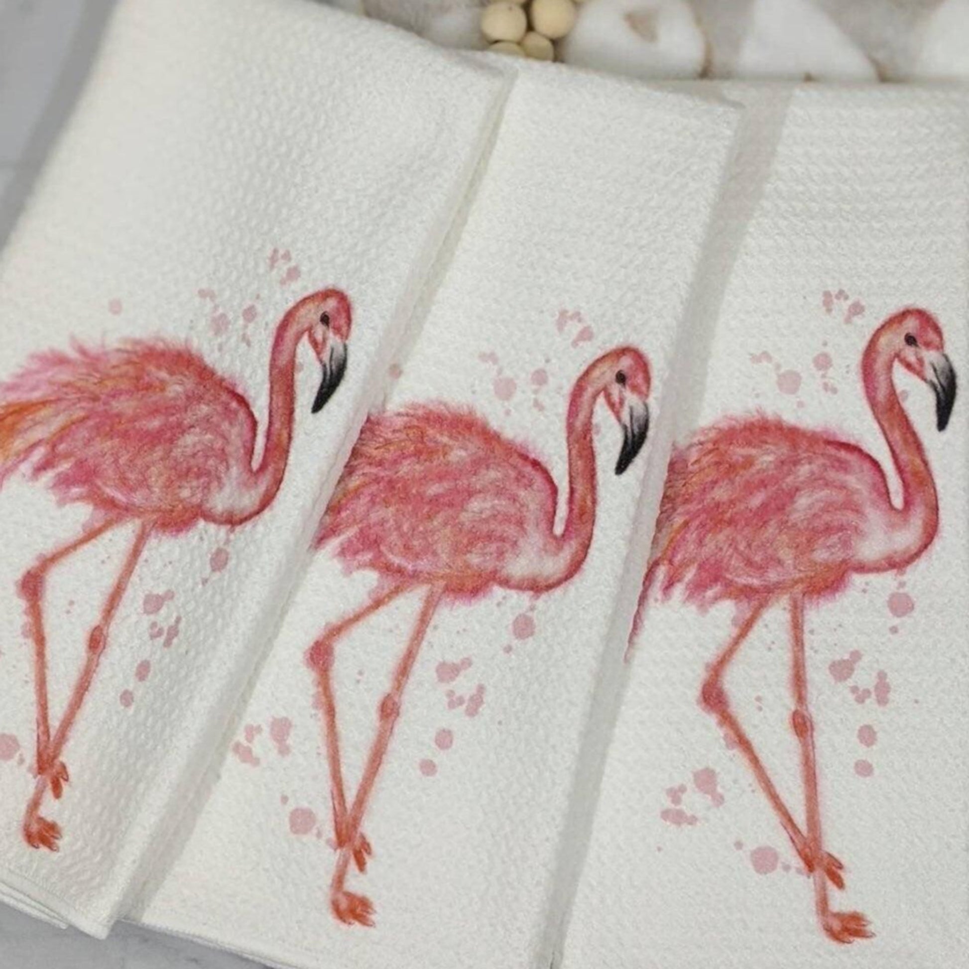 Flamingo Kitchen Towels