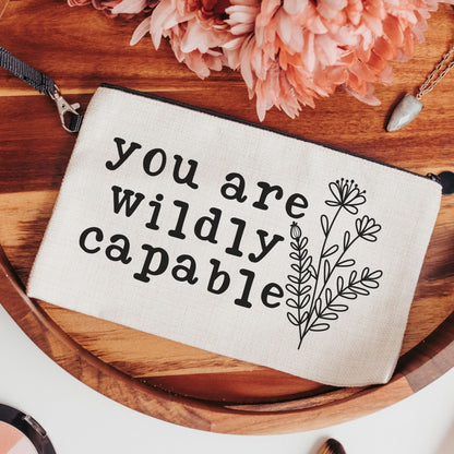 Uplifting Purse Accessory with Inspiring Message