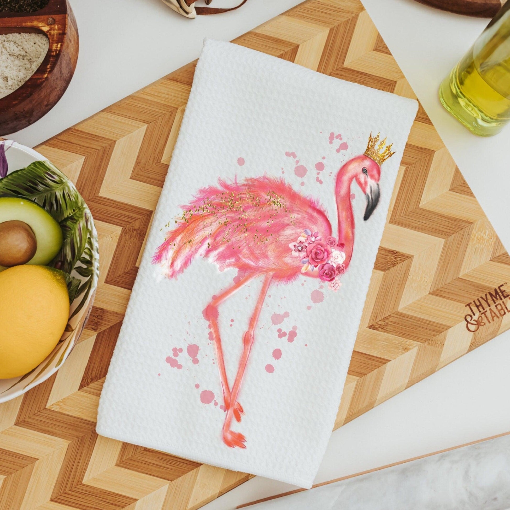 Flamingo Kitchen Towels