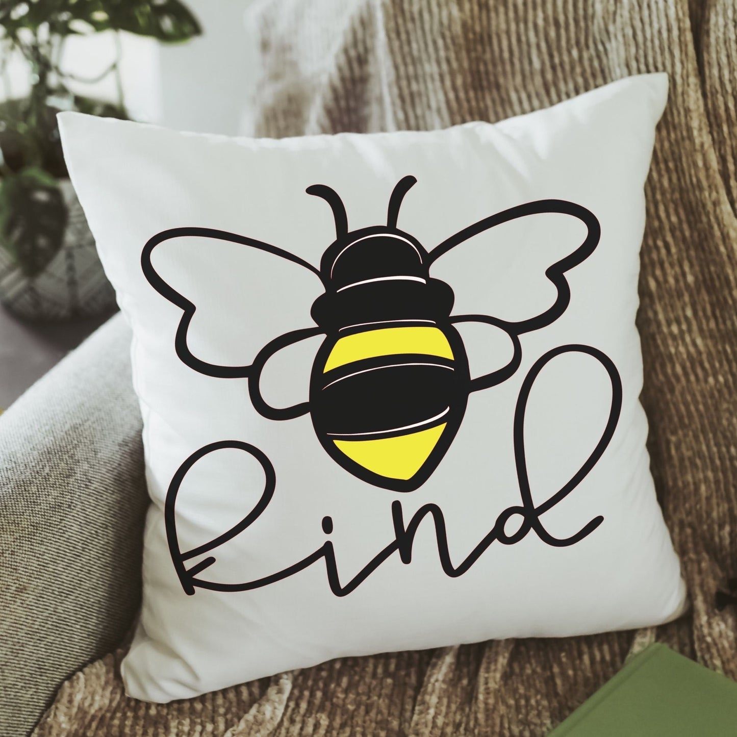 Bee Kind Throw Pillow