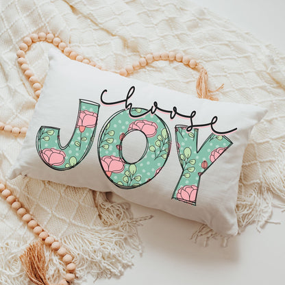 Choose Joy Lumbar Pillow