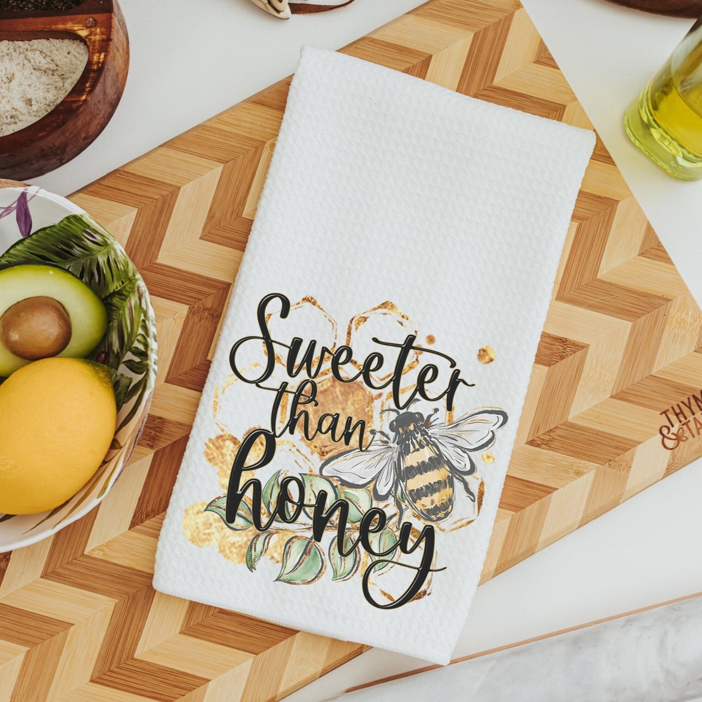 Sweeter than honey kitchen towels