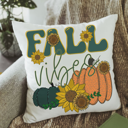 Fall Vibes Throw Pillow and Towel Gift Set