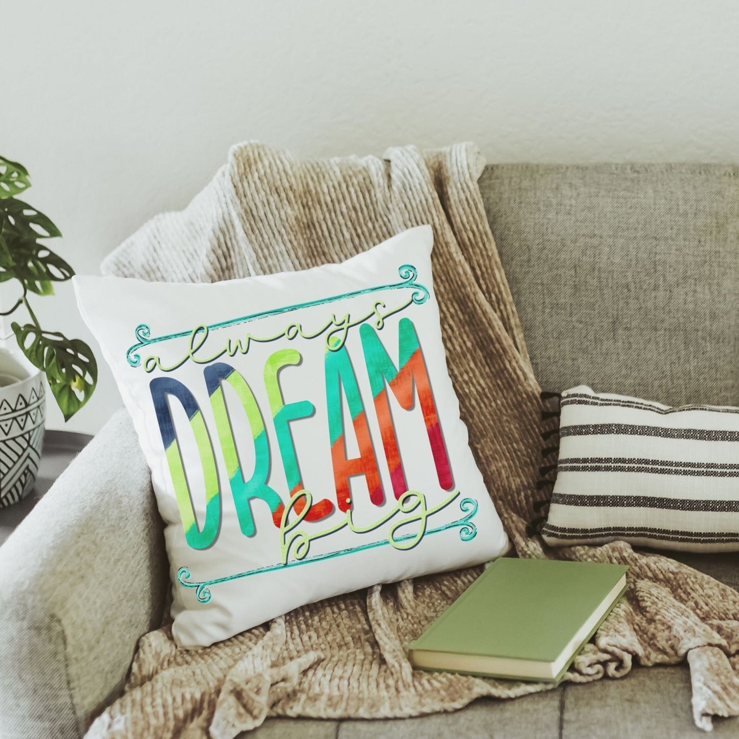 Dream Big Throw Pillow